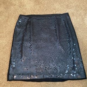 Ann Taylor Sequin Skirt NWT 12